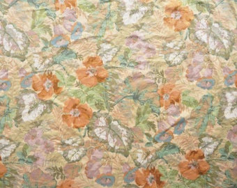 Exbury cotton fabric remnant by Sanderson 54 x 33"