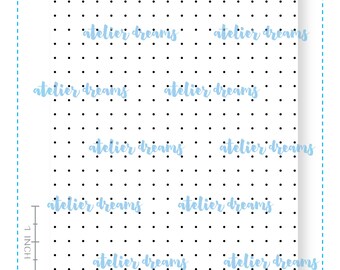 AD-056 5MM DOTS - Planner Stamps (Photopolymer Clear Stamps)
