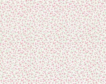 1 YARD Tiny Flowers Fabric, Old New 30s Spring 2015 31336l-10 Lecien Japanese Import Fabrics