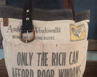 Vintage Work Apron Tote
