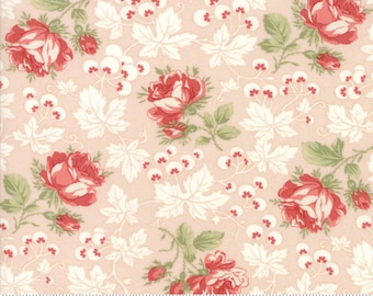 Victoria Pink Ribbon 44161 11 by 3 Sisters for moda fabrics