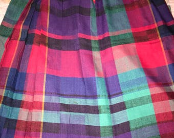 Vintage Plaid Skirt. Skirt. Vintage Plaid Skirt. Plaid Skirt.