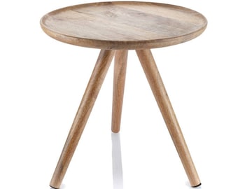 A table made of mango wood