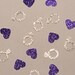 200 Diamond Ring and Hearts Confetti Glitter Confetti Shower Confetti Wedding Confetti Bachelorette Party Engagement Confetti