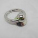 4pc Silver Metal Bridge,Metal Loop,Metal Bar,Leather Clip,Chain Connector with 1inch Ring, metal hardware,handbag hardware,200-1178