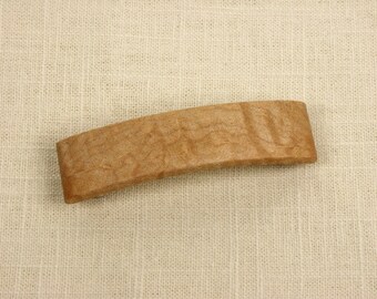 Western Maple Barrette / Hair Clip / French Barrette (#1)