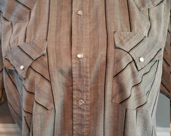 Ely Cattleman Ranch Shirt. Size L