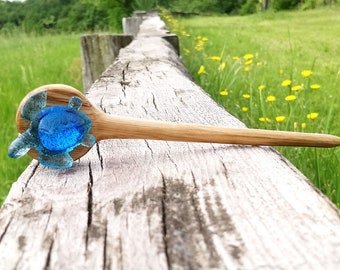 Hair stick, Wooden hair pin, Hair fork for women, Wood hair fork, Hair fork 1 prong, Hair pin, Handmade hair fork, Wood hair stick