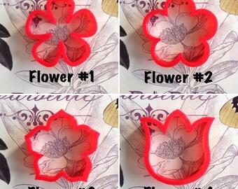 Flower Cookie Cutter ( 3 Variations )