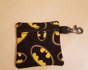 Paci Pouch, Ear Bud Bag, Small Zipper Pouch