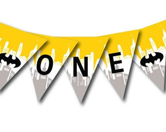 ONE-First Birthday Banner Digital File