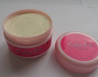 Cherry body cream. ORGANIC. Suitable for vegans.