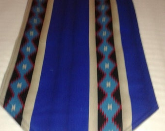 Southwestern Table Runner Reversible and Padded 60x14