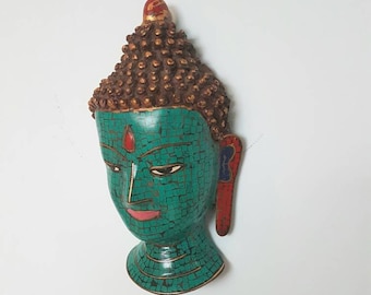 Buddha Mask, handmade buddha wall hanging, wall hanging, buddha wall decor