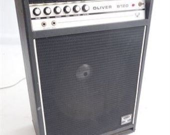 I Vintage Oliver B120 Bass Tube Amp 1970's