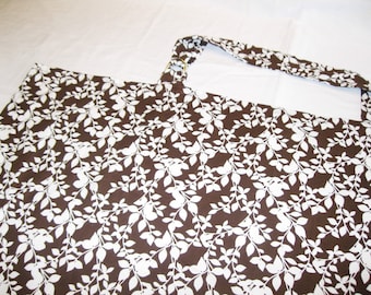 Brown n Cream Vines Nursing Cover
