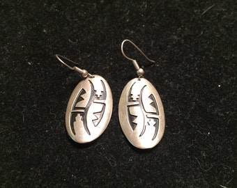 TI 925 sterling silver india design earrings