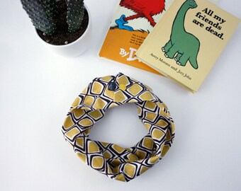 Baby Infinity Scarf Infinity Bib with Snaps Yellow Mod Bib Cotton Jersey Infinity Scarf Bib Scarf Bib Shower Gift Pregnancy Gift Baby Gift
