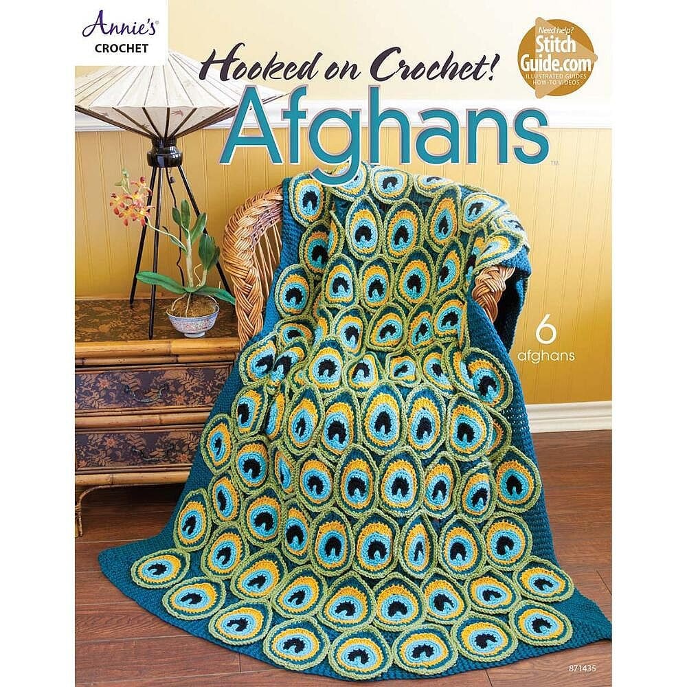 Hooked on Crochet Afghans Crochet Book by Annie's with