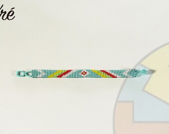 Mexican Bracelet / Chaquira/ Handmade / Huichol / Mexican Jewelry / Native american