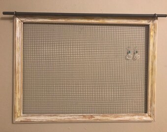 Yellow, white and gray organizer