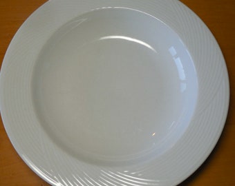Dansk Tapestries Winter WhiteTwo Rimmed Soup Bowls