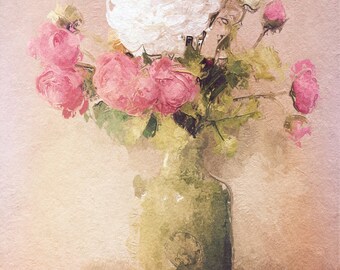Faded Roses - 5x7 Fine Art Photograph