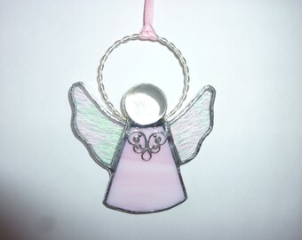 Stained glass an angel suncatcher