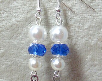 Star of David Earrings - Glass Crystals
