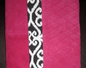 Beautiful Ladies Recycled Leather I-pad Cover Carrying Case