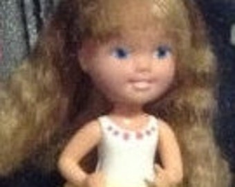 Vintage 1990's Tonka CUPCAKE Doll Yellow Dress no Hat