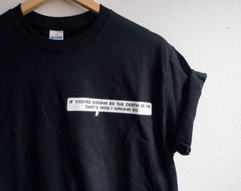 Organic Cotton Tee, Indie Grunge Tumblr Quote Crop Top, hipster, blogger, Coachella