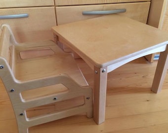 CHAIR and TABLE Montessori
