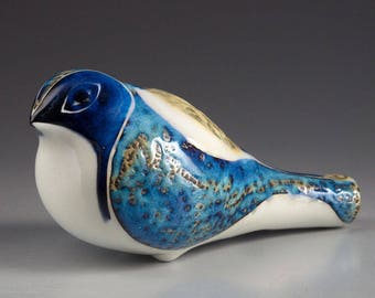 Royal Copenhagen (Aluminia) - TENERA - Whistle-bird - Figurine by Inge-Lise Koefoed