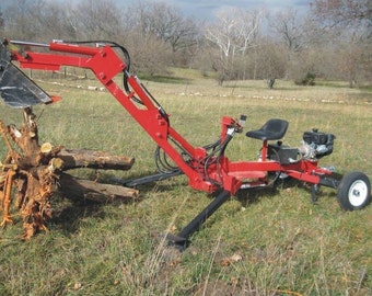 Build your own Portable Backhoe (DIY Plans) Fun to build!!
