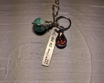 Aerith Gainsborough Final Fantasy VII FFVII Cosplay Charm Necklace