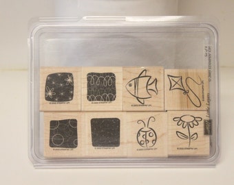 Stampin’ Up! Retired Little Layers wood mounted