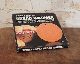 1980's USA Terra Cotta Bread Warmer