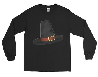 Pilgram Thanksgiving Halloween Long Sleeve T-Shirt