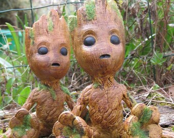 Groot... 3D printing, painted and decorated by hand, height 14cm. 3D printed