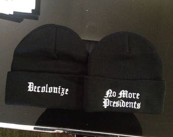 No More Presidents Beanie