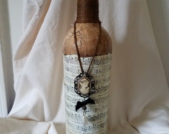 Hand made vintage looking bottle