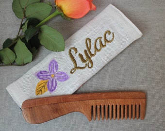 Hair Comb, Wooden Comb, Hair Brush, Neem Wood Comb, Wood brush, Gift for her, 21st Birthday Gift, Teacher Gift, 18th Birthday Gift