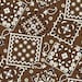 Bandana Fabric- Brown Bandana Fabric