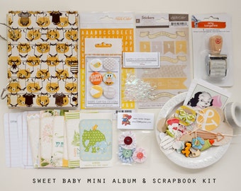 Sweet Baby Mini Album / Journal and Scrapbook Kit