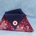 Thread Catcher, Pink and Navy Blue Design