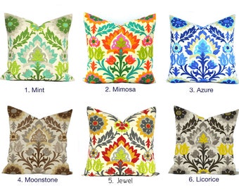One Waverly Santa Maria Pillow Cover, 18x18, cushion, decorative pillow, throw pillow, Outdoor Pillow, Waverly Pillow
