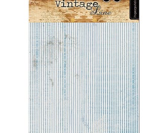 Blue stripe decoupage paper by Studio Light, Pretty thin decoupage Summer paper for MDF, Decoupage paper for Beach theme makes