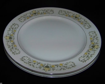 Sterling Fine China by Japan Florentine Pattern Dinner Plate (2)