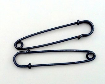 3 Antiqued Silver-plated 3-inch Kilt Pins